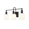Z-Lite Bryant 3 Light Vanity, Matte Black & Matte Opal 733-3V-MB - alternate 3